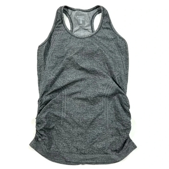 Athleta Speed light Heather Tank Black White - Picture 1 of 5